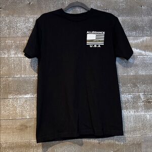 Men's Black Allegiance Graphic Tee USA